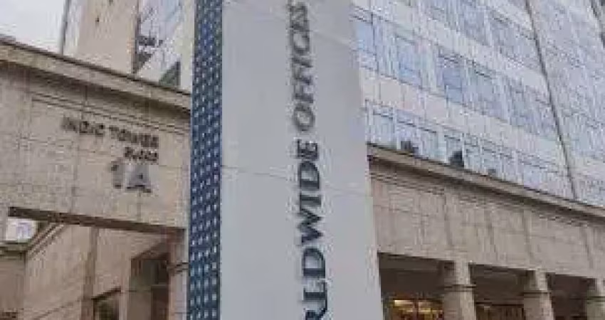 Barra olímpica / sala com 27m² no centro metropolitano / condomínio worldwide offices