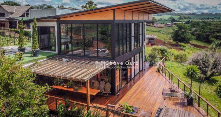 Chácara com 20 mil m2 de terreno e imóvel com 260 m2 de área construída