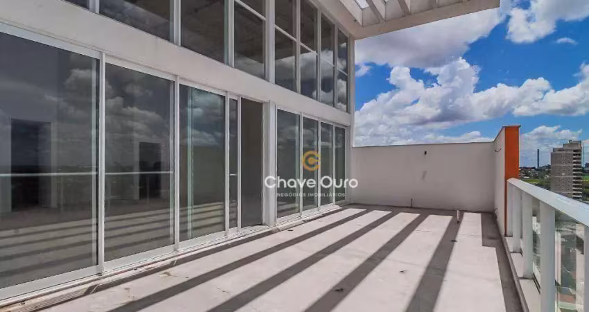 Cobertura de alto padrão duplex com pé direito duplo à venda, 322,83m² por r$ 3.750.000 - country - cascavel/pr