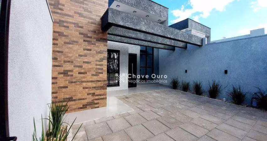 Casa com 3 dormitórios à venda, 90 m² por r$ 630.000,00 - tropical iii - cascavel/pr