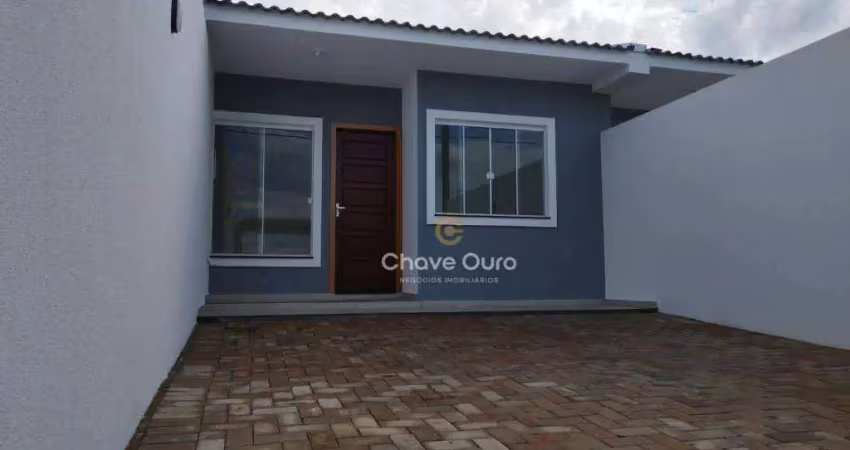 Casa com 2 dormitórios à venda, 56 m² por r$ 330.000,00 - veneza - cascavel/pr