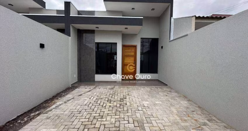 Casa com 2 dormitórios à venda, 50 m² por R$ 285.000,00 - Florais do Parana - Cascavel/PR