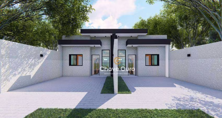 Casa na planta com 2 dormitórios à venda, 60 m² por R$ 255.000 - Interlagos - Cascavel/PR