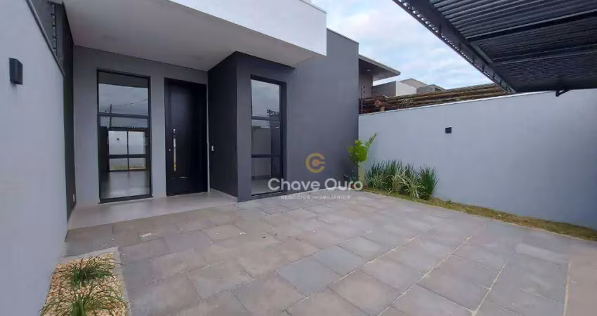 Casa com 3 dormitórios à venda, 89 m² por r$ 520.000,00 - jardim piovesan - cascavel/pr
