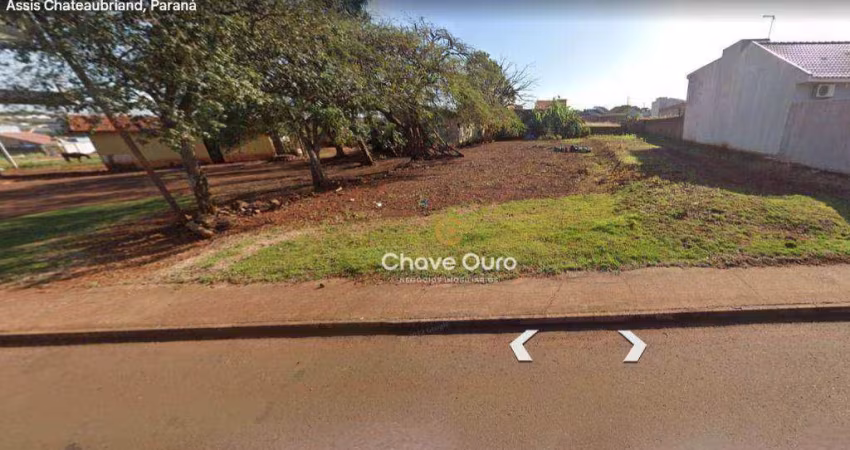 Terreno à venda, 600 m² por R$ 650.000,00 - Jardim Europa - Assis Chateaubriand/PR