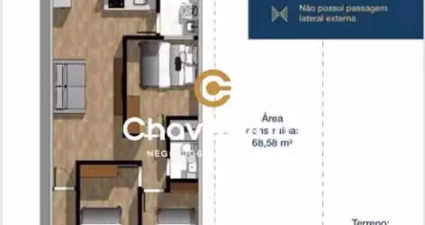 Casa com 3 quartos à venda em 14 de Novembro, Cascavel 