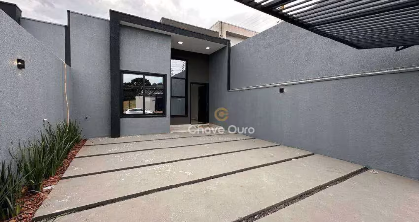 Casa com 2 dormitórios à venda, 71 m² por r$ 390.000,00 - jardim veredas - cascavel/pr