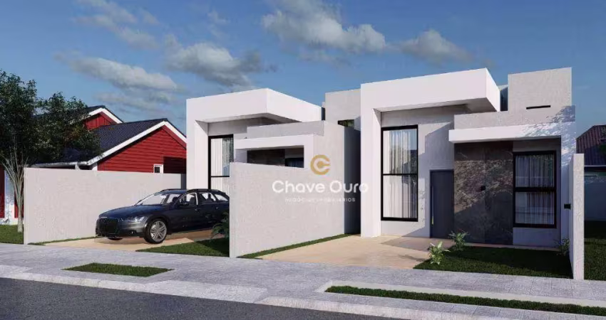 Casa com 2 dormitórios à venda, 53 m² por R$ 315.000,00 - Siena - Cascavel/PR