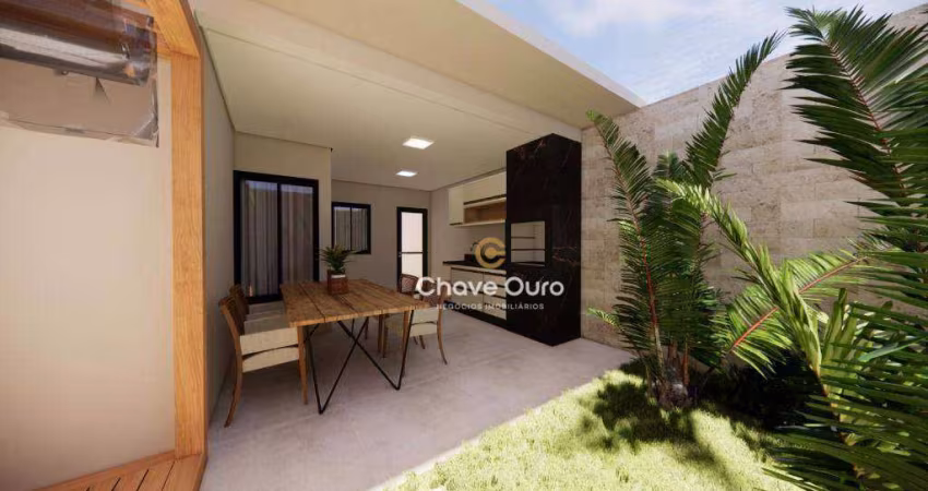 Casa com 2 suites + 1 quarto, à venda, 125 m² por R$ 830.000 - Neva - Cascavel/PR