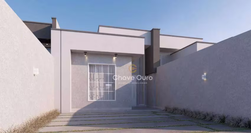 Casa com 3 dormitórios à venda, 73 m² por r$ 520.000,00 - paraíso tropical i - cascavel/pr