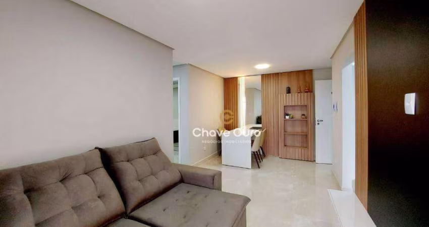 Apartamento mobiliado, com 1 suíte + 1 quarto à venda, 65 m² por R$ 630.000 - Centro - Cascavel/PR