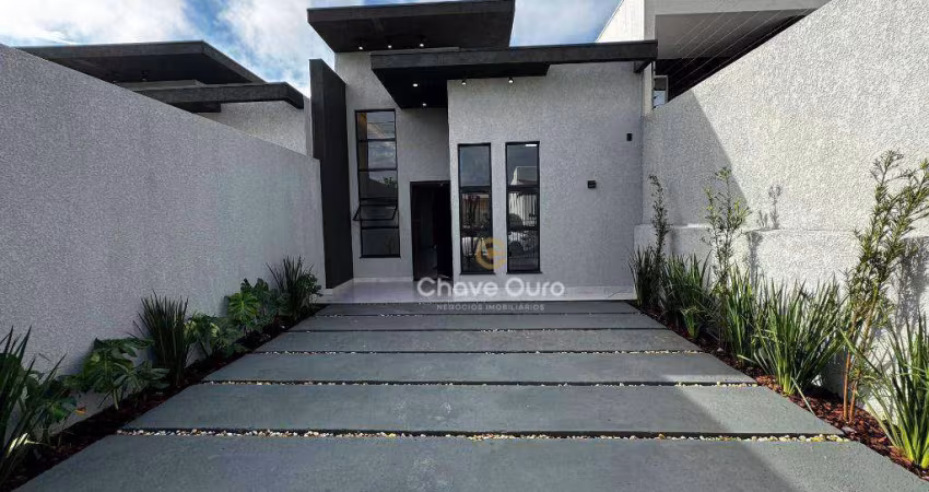 Casa com 3 dormitórios à venda, 76 m² por R$ 430.000,00 - Veredas - Cascavel/PR