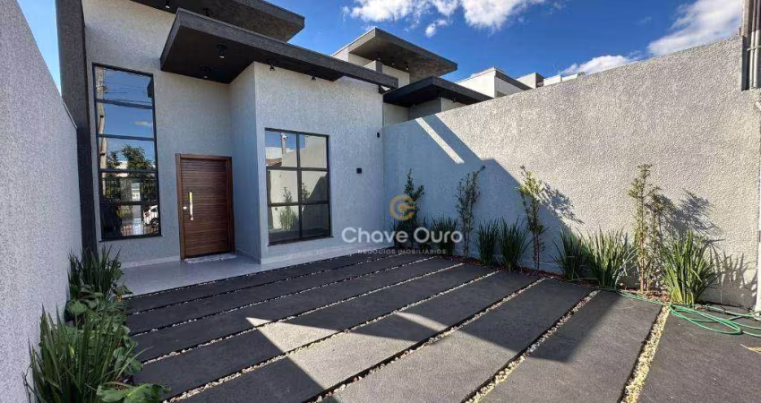 Casa com 3 dormitórios à venda, 76 m² por R$ 460.000,00 - Veredas - Cascavel/PR