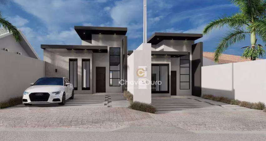 Casa com 3 dormitórios à venda, 85 m² por r$ 460.000,00 - veredas - cascavel/pr