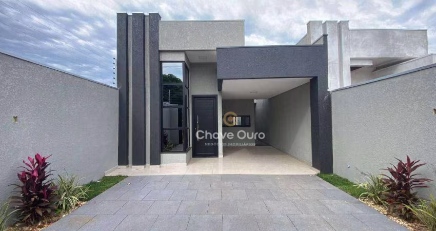 Casa com 3 dormitórios à venda, 107 m² por R$ 630.000,00 - Coqueiral - Cascavel/PR