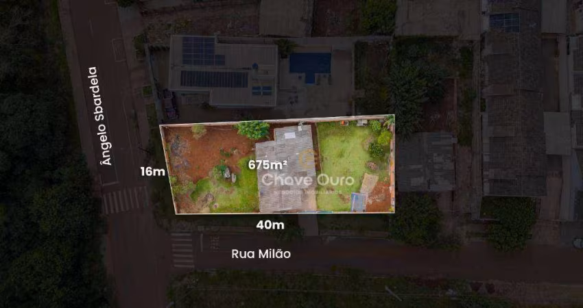 Terreno à venda, 666 m² por R$ 420.000,00 - Cascavel Velho - Cascavel/PR