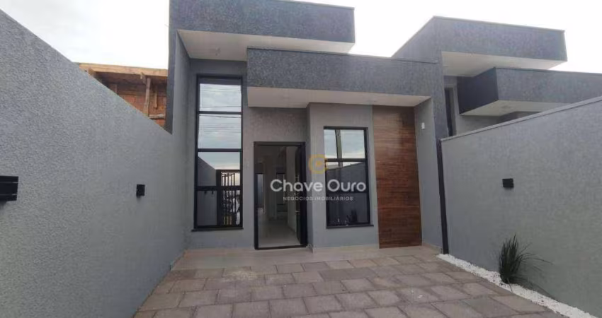 Casa com 2 dormitórios à venda, 60 m² por R$ 350.000,00 - Siena - Cascavel/PR