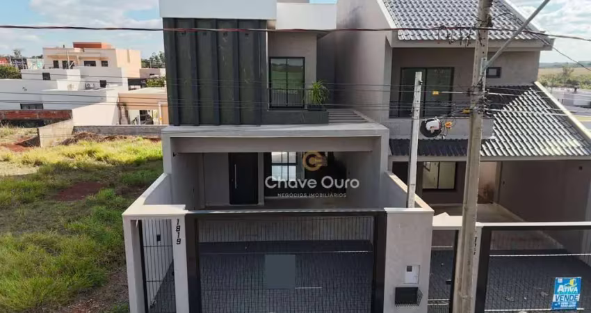 Sobrado à venda, 142 m² por r$ 710.000,00 - tocantins - toledo/pr