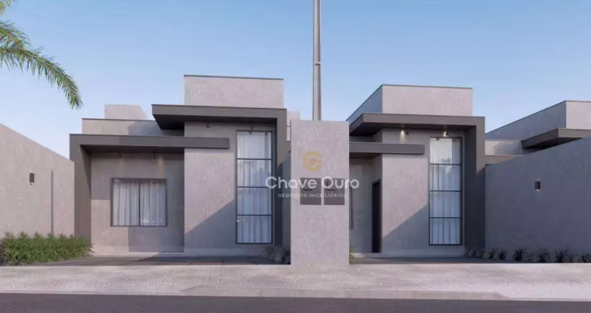 Casa com 1 suíte + 1 quarto à venda, 60 m² por r$ 420.000 - paraíso tropical i - cascavel/pr