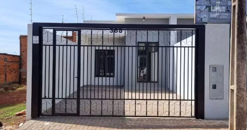 Casa nova com 2 dormitórios à venda, por r$ 350.000,00 - bairro mirante - cascavel/pr