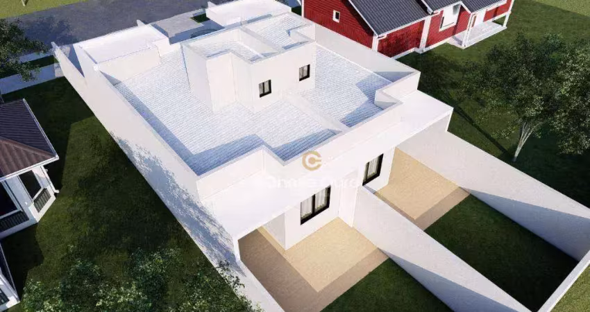 Casa com 2 dormitórios à venda, 60 m² por r$ 310.000,00 - florais do parana - cascavel/pr