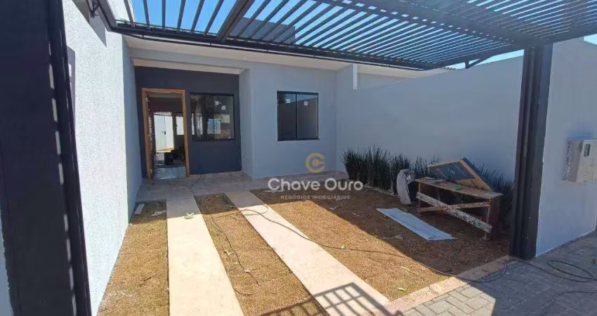 Casa com 2 dormitórios à venda, 55 m² por r$ 266.000,00 - interlagos - cascavel/pr