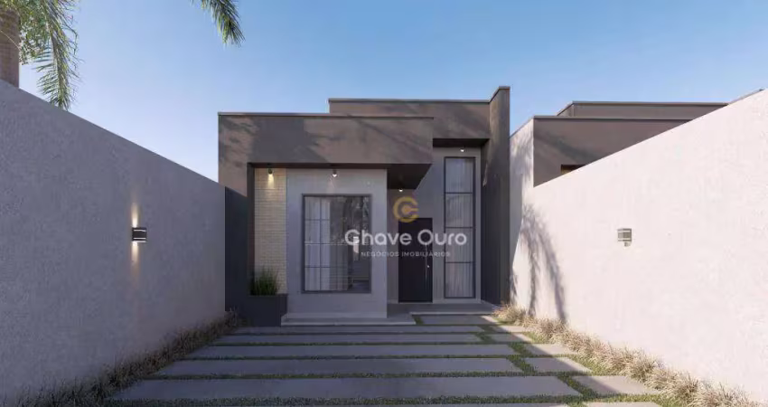 Casa com 2 dormitórios à venda, 60 m² por r$ 450.000,00 - paraíso tropical i - cascavel/pr