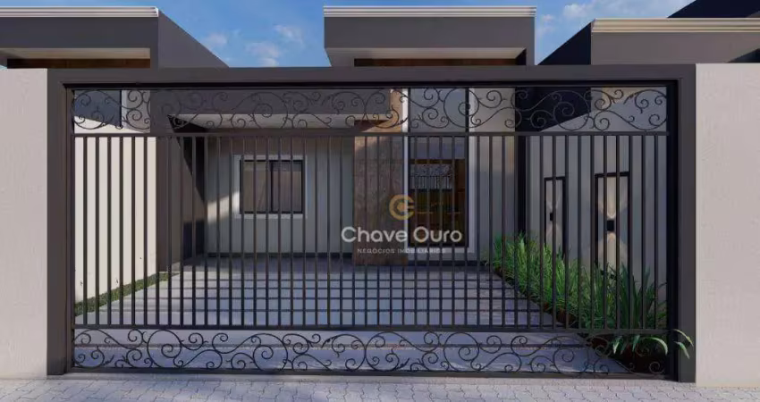 Casa com 2 quartos à venda, 53m²  - floresta - cascavel/pr