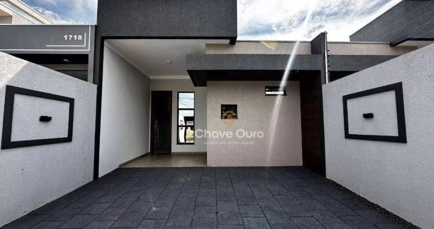 Casa com 3 dormitórios à venda, 91 m² por r$ 600.000,00 - universitário - cascavel/pr