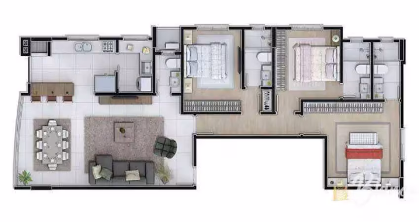 Apartamento com 3 dormitórios à venda, 121 m² por r$ 2.400.000,00 - centro - balneário camboriú/sc