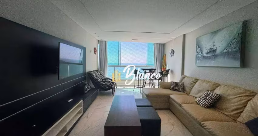 Apartamento com 3 dormitórios à venda, 123 m² por r$ 3.500.000,00 - frente mar - balneário camboriú/sc