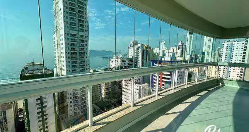 Apartamento com 3 dormitórios à venda, 136 m² por r$ 4.200.000,00 - centro - balneário camboriú/sc