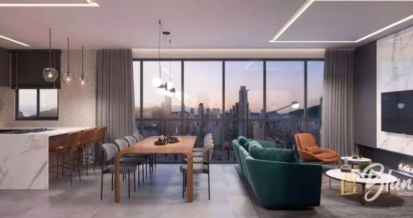 Apartamento com 3 dormitórios à venda, 135 m² por r$ 3.000.000,00 - centro - balneário camboriú/sc