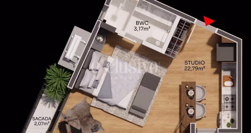 Apartamento com 1 quarto à venda na Avenida Engenheiro Max de Souza, 926, Coqueiros, Florianópolis