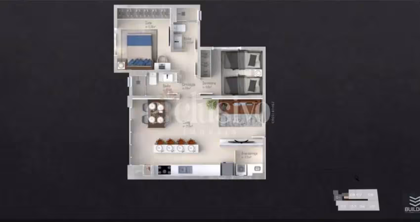 Apartamento com 2 quartos à venda na Rua Lauro Linhares, 750, Trindade, Florianópolis
