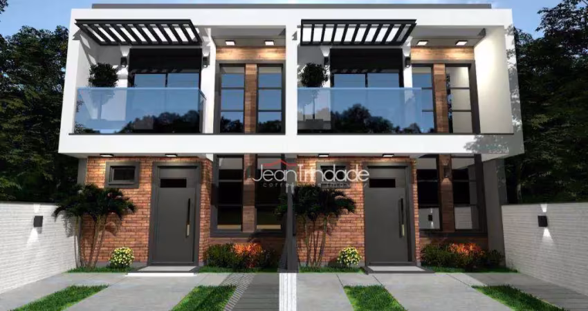 Sobrado com 3 dormitórios à venda, 100 m² por r$ 585.000,00 - residencial dos jardins - canoas/rs