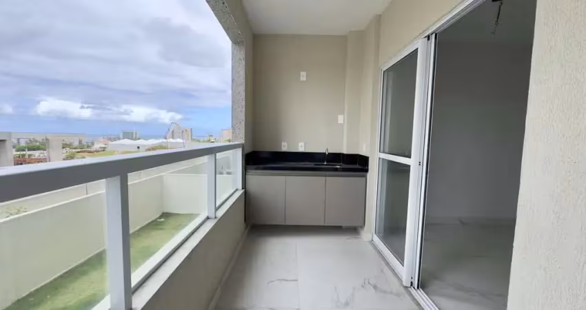 Apartamento 2 quartos com varanda, vaga e móveis fixos ao lado do parque shoppin