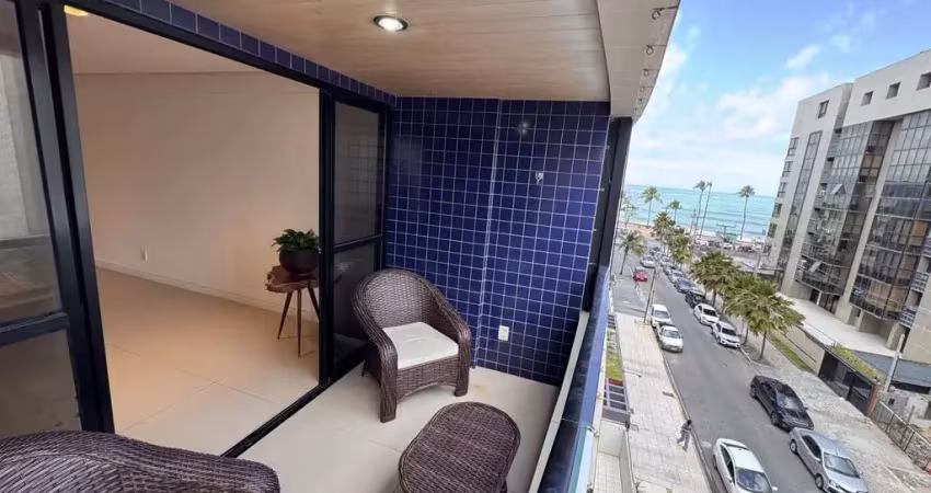 Vista mar exclusiva e conforto total na 1ª quadra da praia de jatiúca!