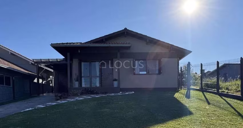 Casa mobiliada de 3 dormitorios com suite na ponte seca em carlos barbosa
