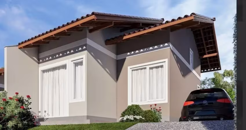 Casa com 2 dormitórios, amplo terreno bairro mulde em indaial