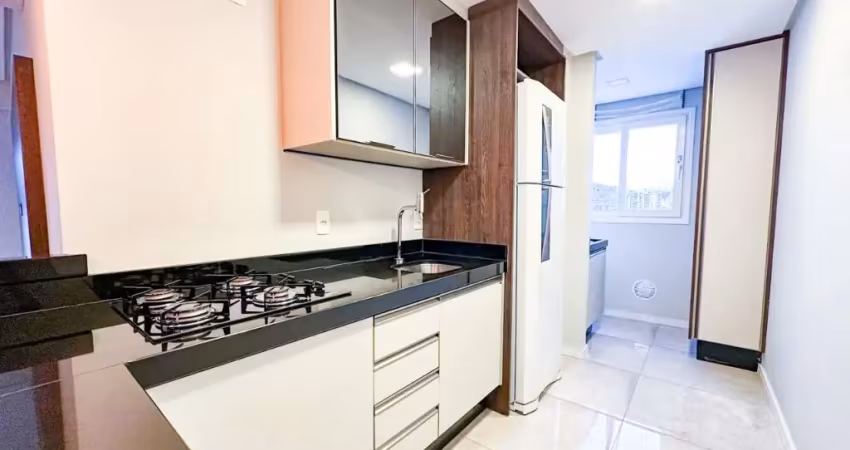 Alugo apartamento mobiliado 02 quartos (01 suite) - bairro jardim blumenau