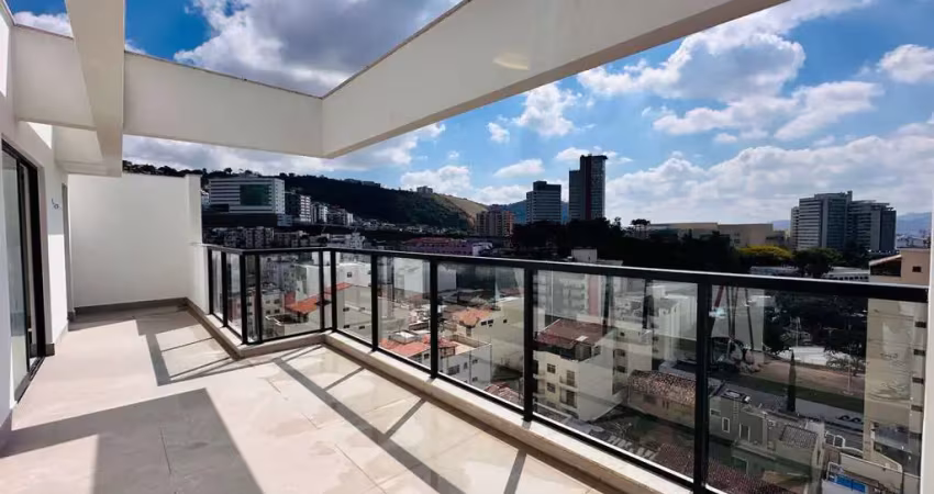 Cobertura a venda no cascatinha 3 quartos sendo 2 suítes e 2 vagas para carro elétrico