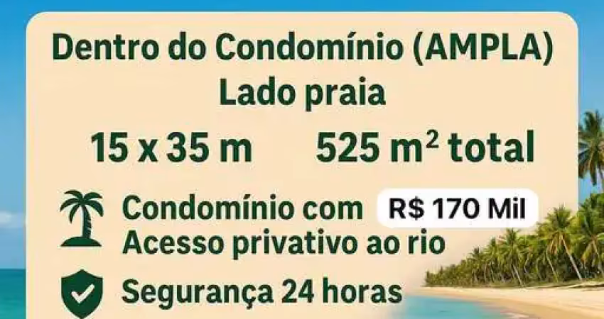 Terreno à venda na Barra do Jacuípe, Camaçari 