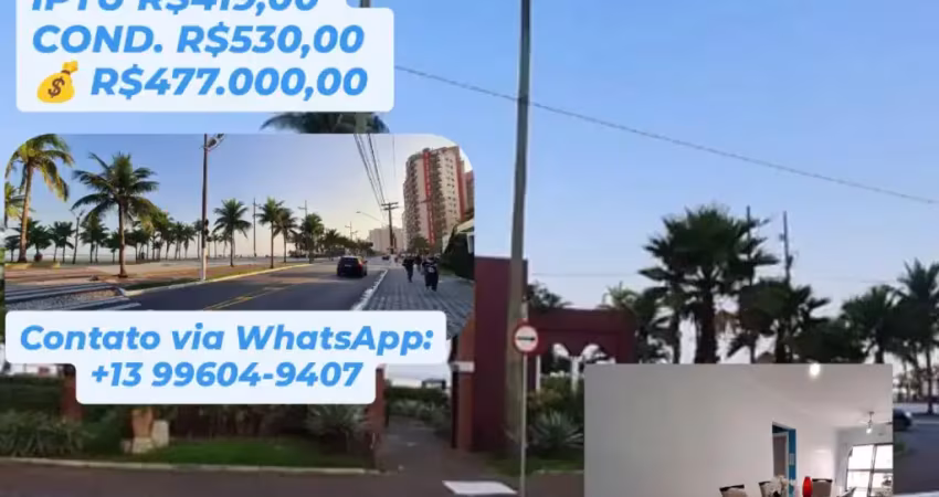 Lindo apartamento guilhermina  2 dormitórios - 400m da praia!
