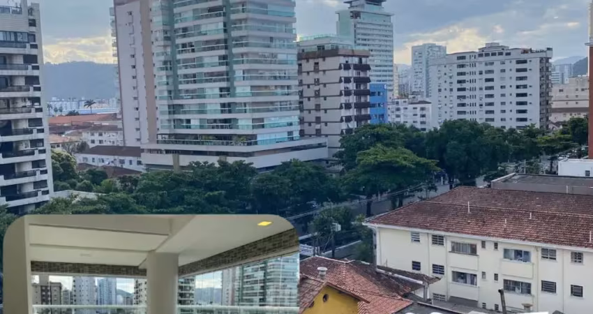 Boqueirão, santos // 2 dorms, 2 suítes + sacada gourmet