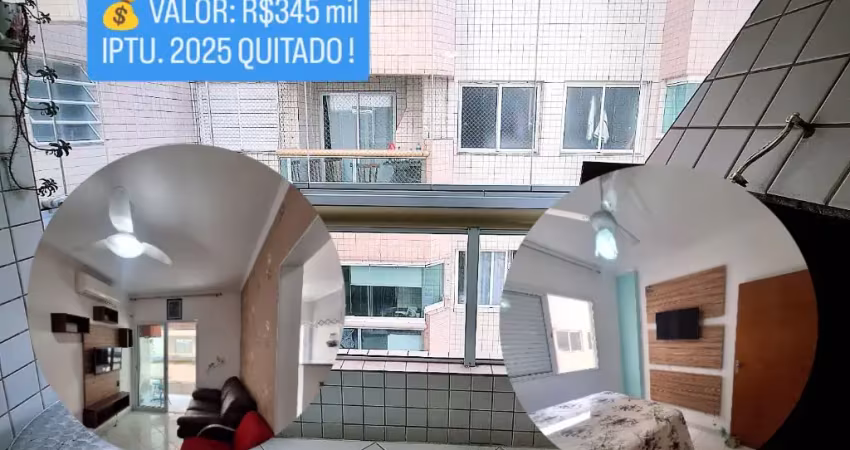 Apto mobiliado 1 dorm aviação - iptu 2025 quitado, lazer completo e sacada com churrasqueira.