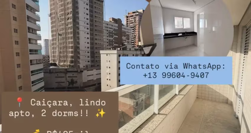 Caiçara - apto 2 dorms, 1 suite !! ótima oportunidade