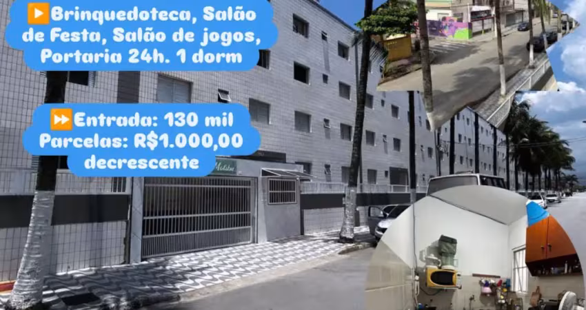 Kit praia andar térreo // vila mirim, localização privilegiada!!