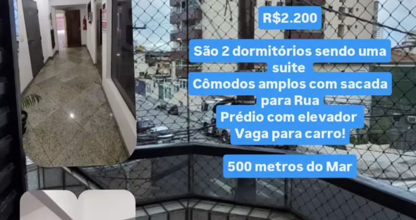 Apto para locação tupi // 2 dorms sendo uma suite, amplos cômodos
