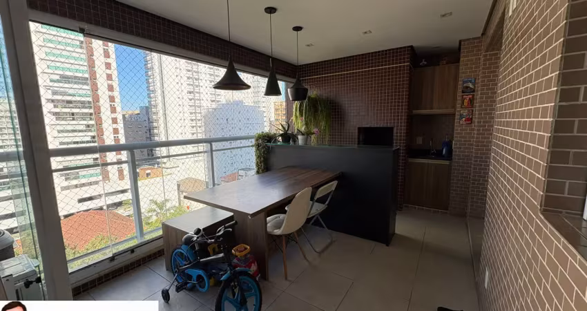 Apartamento frente – 3 dormitórios (1 suíte) – 1 vaga – 2 quadras da praia – pompéia/santos